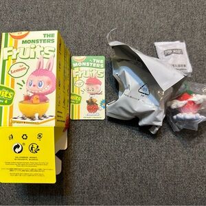 Pop Mart The Monsters Fruits Confirmed Blind Box Strawberry Labubu Figure